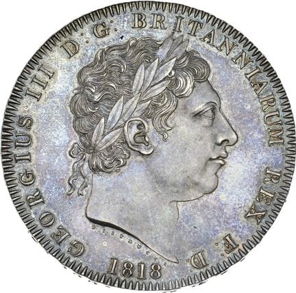 GRANDE-BRETAGNE : George III (1760-1820)
Couronne.