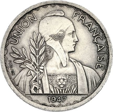 INDOCHINE
Piastre : 2 exemplaires. 1924 et 1947.
C