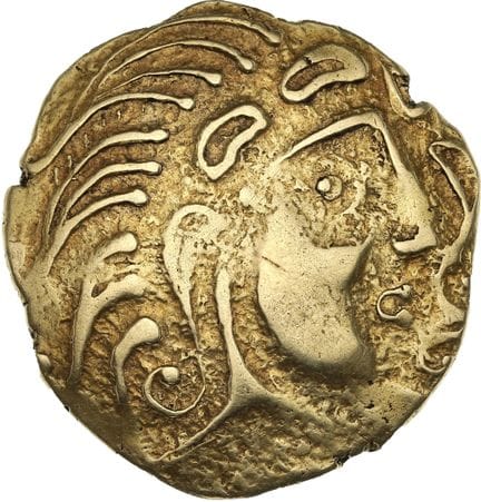 PARISII, région de Paris
Statère d'or, classe V. 6