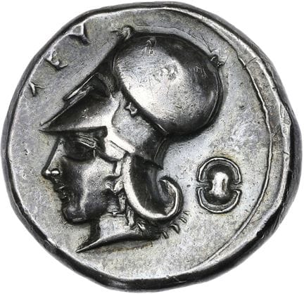 ACARNANIE, Leucas
Statère (375-350 av. J.-C.). 8,5
