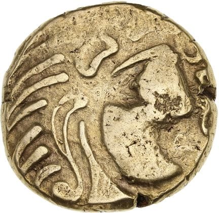 PARISII, région de Paris
Statère d'or, classe VII 