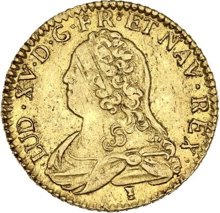 LOUIS XV (1715-1774)
Louis d'or aux lunettes. 1736