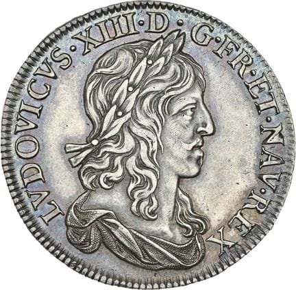 LOUIS XIII (1610-1643)
Demi écu de trente sols, 1e