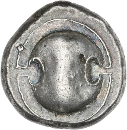 BÉOTIE, Thèbes
Statère (379-368 av. J.-C.). 12,28 
