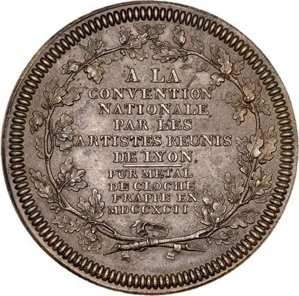 PÉRIODE RÉVOLUTIONNAIRE
Monneron de cinq sols : 2 