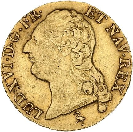 LOUIS XVI (1774-1793)
Louis d'or au buste nu. 1787
