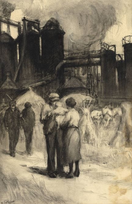 Kurt PEISER Belgian School (1887–1962).
Mixed medi