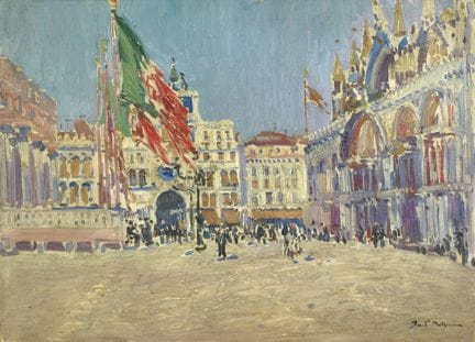 Paul MATHIEU Belgian School (1872–1932)
Oil on hea