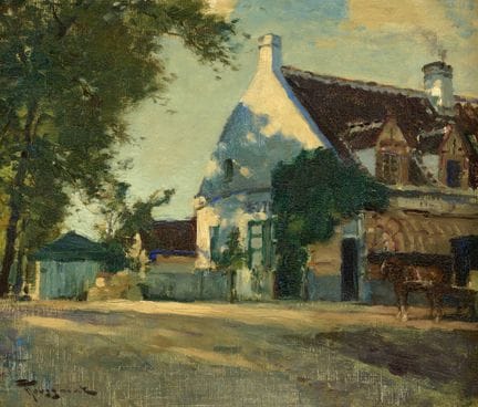 Fernand TOUSSAINT, Belgian School (1873–1956).
Oil