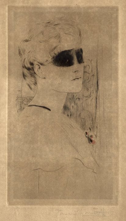 Fernand KHNOPFF, Belgian School (1858–1921).
Print