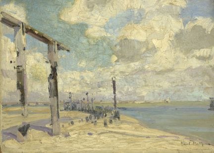 Paul MATHIEU Belgian School (1872–1932)
Oil on hea