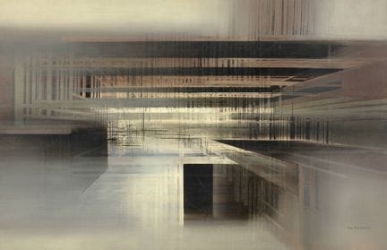 罗杰·杜丹 比利时画派（1929-2008）
布面油画：《构图》。
署名并标注日期：罗杰·杜丹 69
