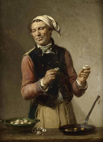 François VERHEYDEN École belge (1806-1889/90)
Huil