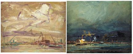 Jozef MOUS École belge (1896-1968)
Huiles sur toil
