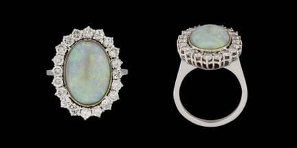 Gioielleria.
Gioiello: Anello in oro bianco imprez