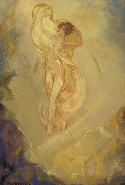 Jan Frans DE BOEVER Scuola belga (1872-1949)
Tecni