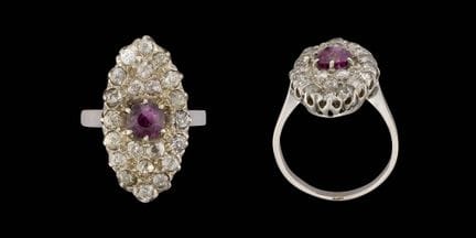 Gioielleria.
Gioiello: Anello "Marquise" in argent
