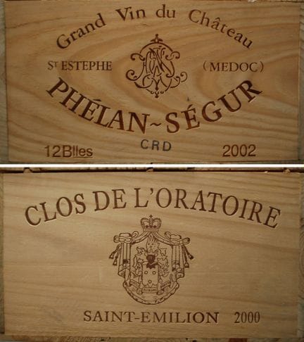 Vino.
Clos de l'Oratoire, Saint-Émilion, CBO, TBC,