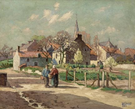Jean-Baptiste SCORIEL Scuola belga (1883-1956).
Ol