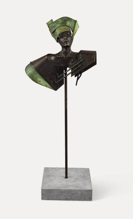 Jan PRAET Scuola belga (1955)
Scultura in bronzo a