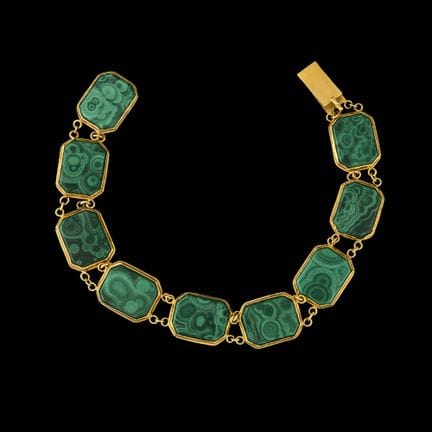 Epoca Carlo X.
Gioiello: bracciale in oro giallo i