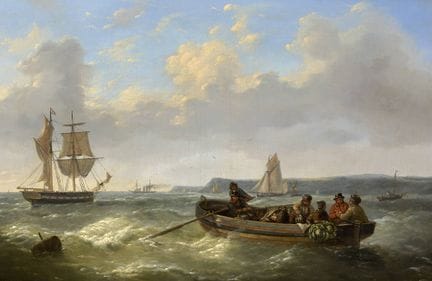 Louis II VERBOECKHOVEN Belgian school (1827-1884).