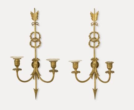 Opera francese del XIX secolo.
Lampada: coppia di 