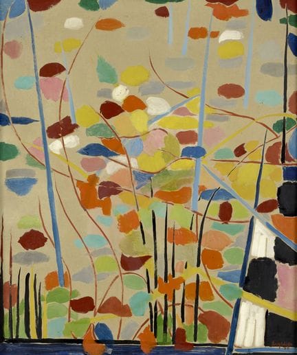 Jacques LAGRANGE Scuola francese (1917-1995).
Olio