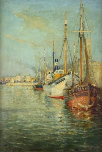 Alfred VERSTRAETEN Belgian School (1858–1936)
Oil 