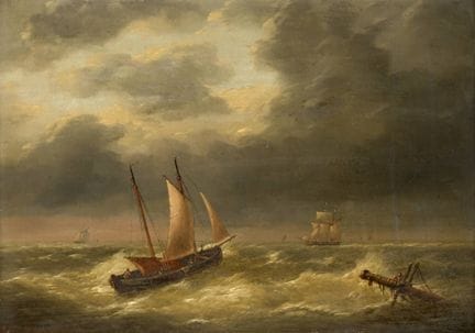 Louis VERBOECKHOVEN Belgian School (1802–1889)
Oil