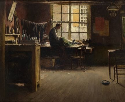 Prosper DE WIT École belge (1862-1951)
Huile sur t