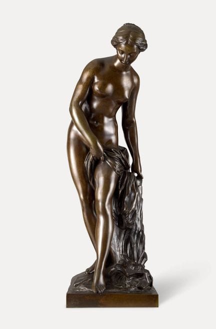 GAUTIER (Scuola francese).
Scultura in bronzo con 