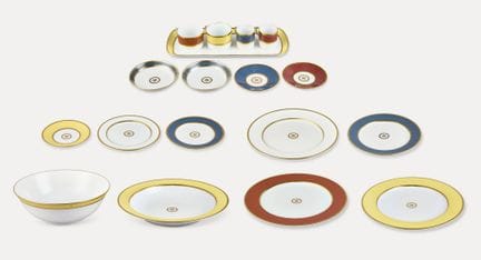Limoges, Bernardaud.
Ceramica: servizio da tavola 