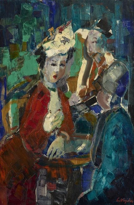 Livia VAJDA Scuola ungherese (1929-2011)
Olio su t