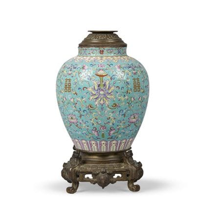 ‡ [COLLEZIONE PRIVATA, PARIGI] VASO CINESE DELLA F