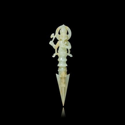 JADE BLANCO CHINO PURBA TIBETANO