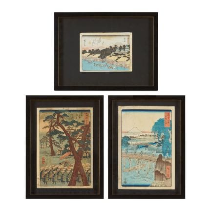 [COLECCIÓN DE A. PARVIN] CONJUNTO DE TRES LÁMINAS 