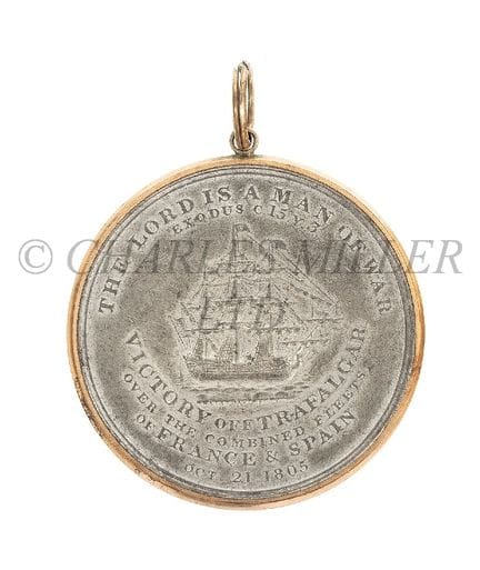 MÉDAILLE D'ALEXANDER DAVISON COMMÉMORANT LA BATAIL