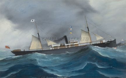 LUIGI ROBERTO (ITALIEN, 1845-1910)

Le navire à va