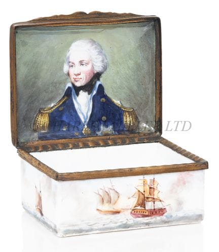 UNA GRAN CAJA ESMALTADA DE SAMSON DEL SIGLO XIX

C