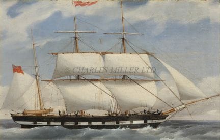 ENGLISH SCHOOL (19TH CENTURY)

The Barque 'Queen o