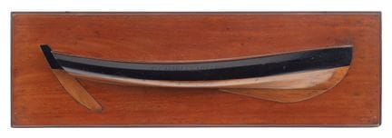A RARE 19TH CENTURY BUILDER'S HALF-MODEL FOR A WHI