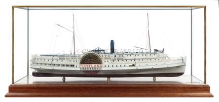 A WELL-PRESENTED MODEL OF THE PORTLAND STEAM PACKE