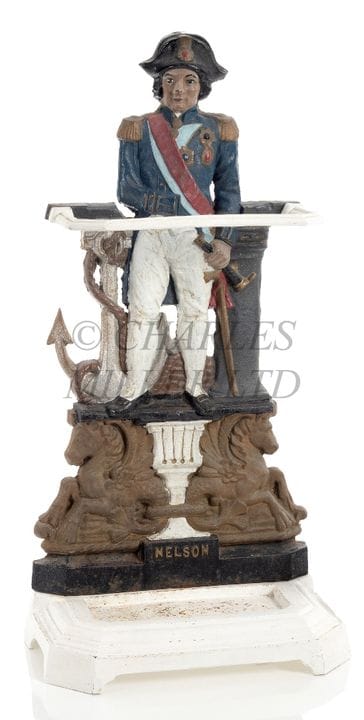 SUPPORT À CANNE « NELSON » EN FONTE DU DÉBUT DU XX