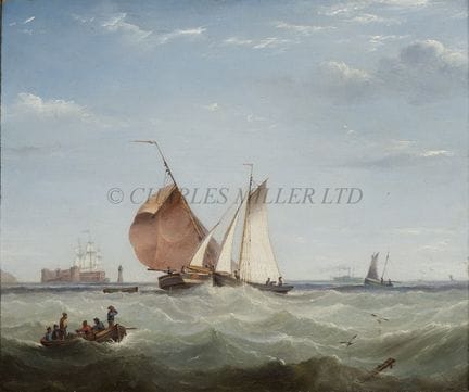 SAMUEL WALTERS (BRITISH, 1811-1882)

Shipping off 