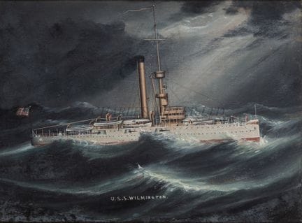 ÉCOLE CHINOISE (XXe SIÈCLE)

L'U.S.S. « Wilmington