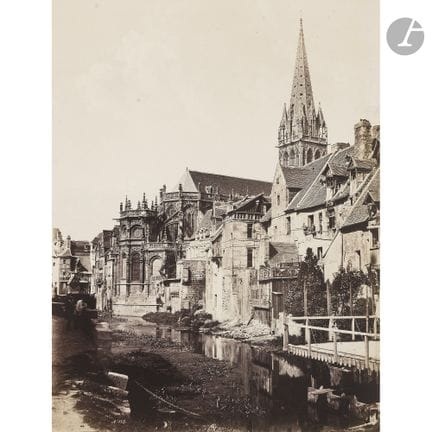Édouard Baldus (1813–1889) 
The apse of Saint-Pier