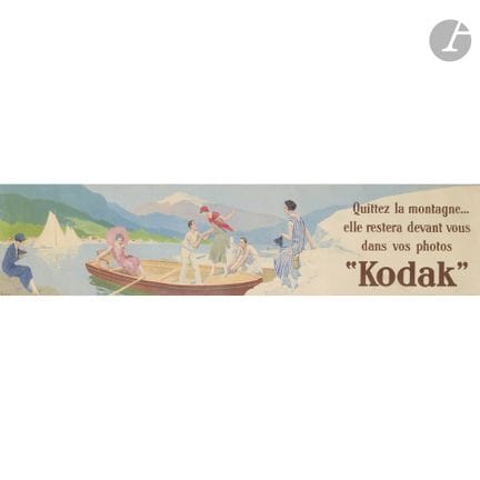 René Lelong (1871–1933)
Kodak-Werbung. Hachard &am