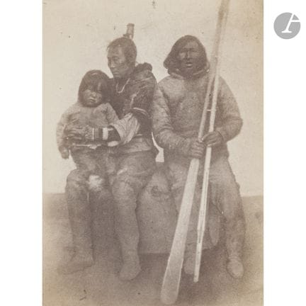 Louis Rousseau (1807–1876) 
Eskimos from the Godth