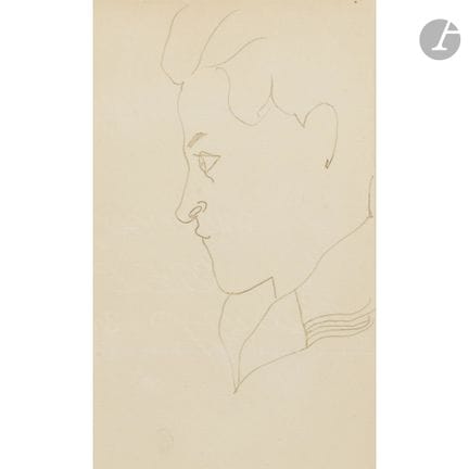 Jean COCTEAU (1889-1963)
Portrait de Jean Desborde